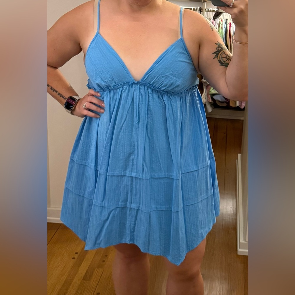 Wild Fable Cornflower Blue Dress Large
